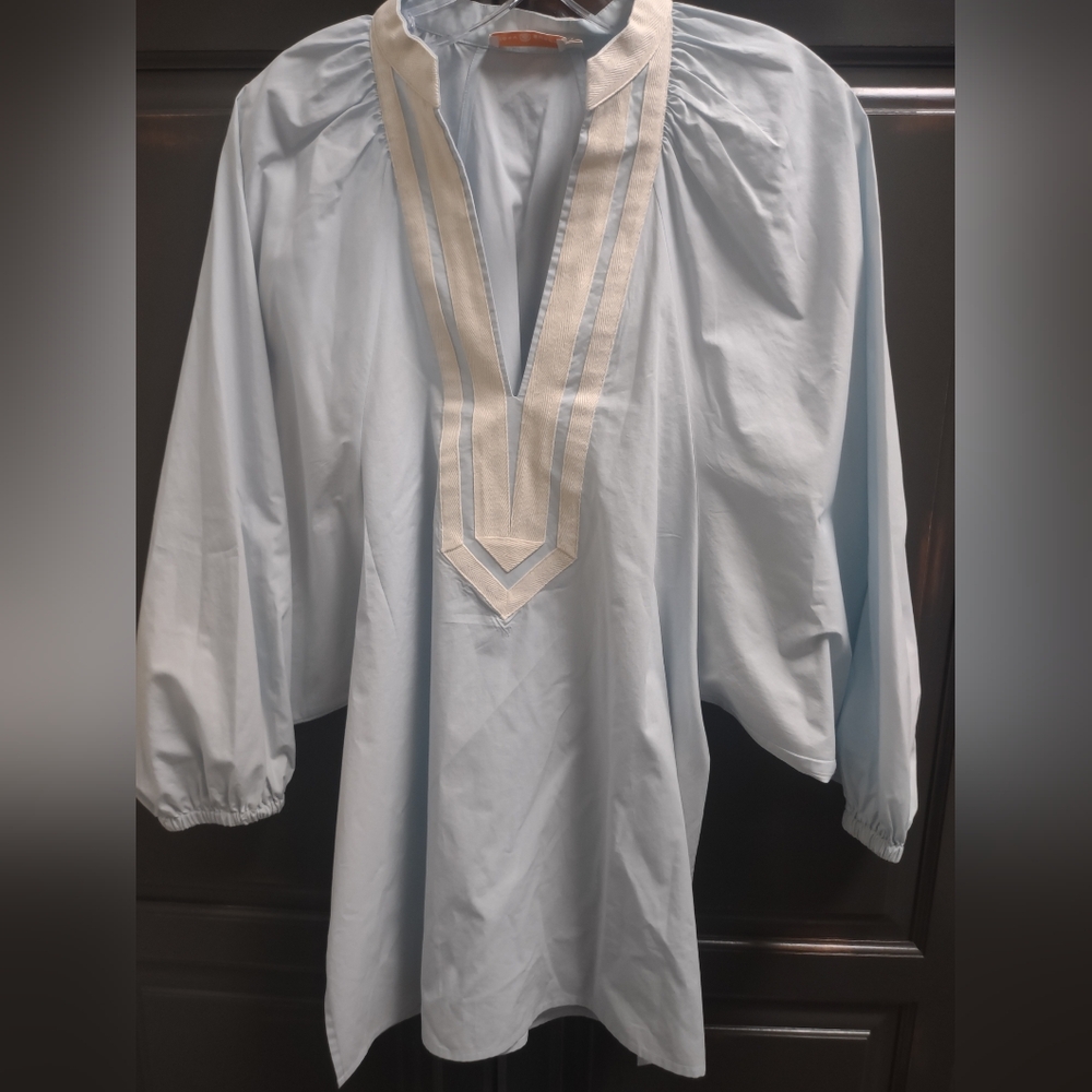 Tory Burch Light Blue Casual  Shirt